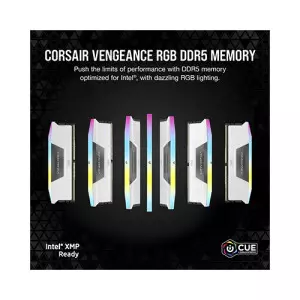 Corsair VENGEANCE RGB 64GB (2x32GB) DDR5 6000Mhz CL30 Desktop RAM-gallery-2