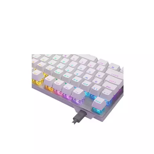 Corsair K60 PRO TKL RGB 87 keys Wired OPX Switch Gaming Keyboard (White)-gallery-1