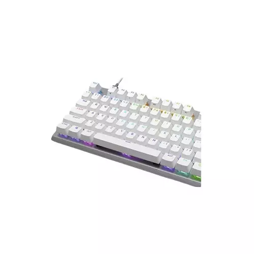 Corsair K60 PRO TKL RGB 87 keys Wired OPX Switch Gaming Keyboard (White)-gallery-2