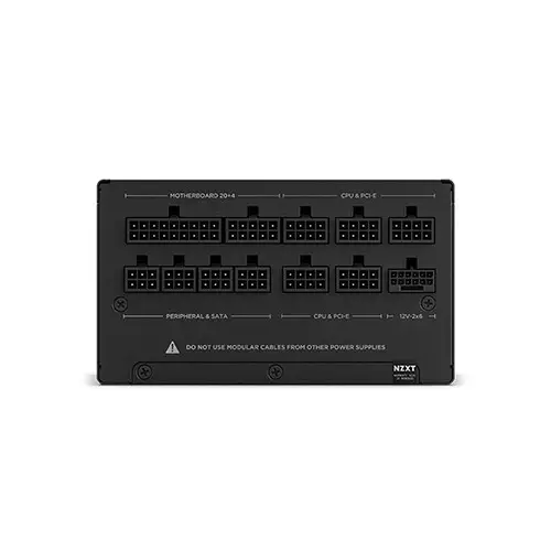 NZXT C1200 1200 Watt 80 Plus Gold ATX 3.1 Full Modular Power Supply (Black)-gallery-3