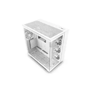 NZXT H9 Flow Dual-Chamber ATX Mid-Tower PC Gaming Case - White-gallery-2