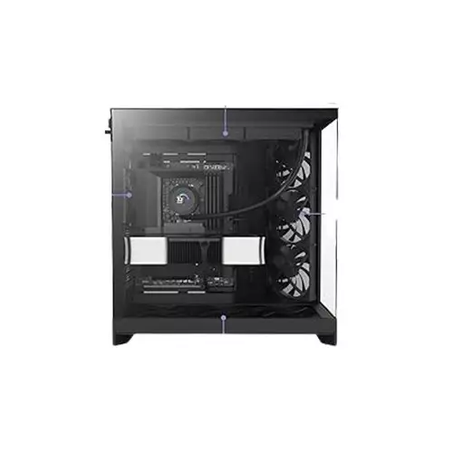 NZXT H9 Flow Large Dual-Chamber ATX Mid-Tower Airflow PC Case - Black-gallery-2