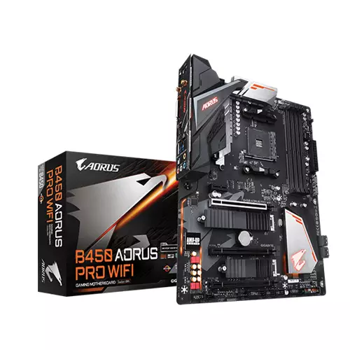 Gigabyte B450 AORUS PRO WIFI AM4 ATX Motherboard