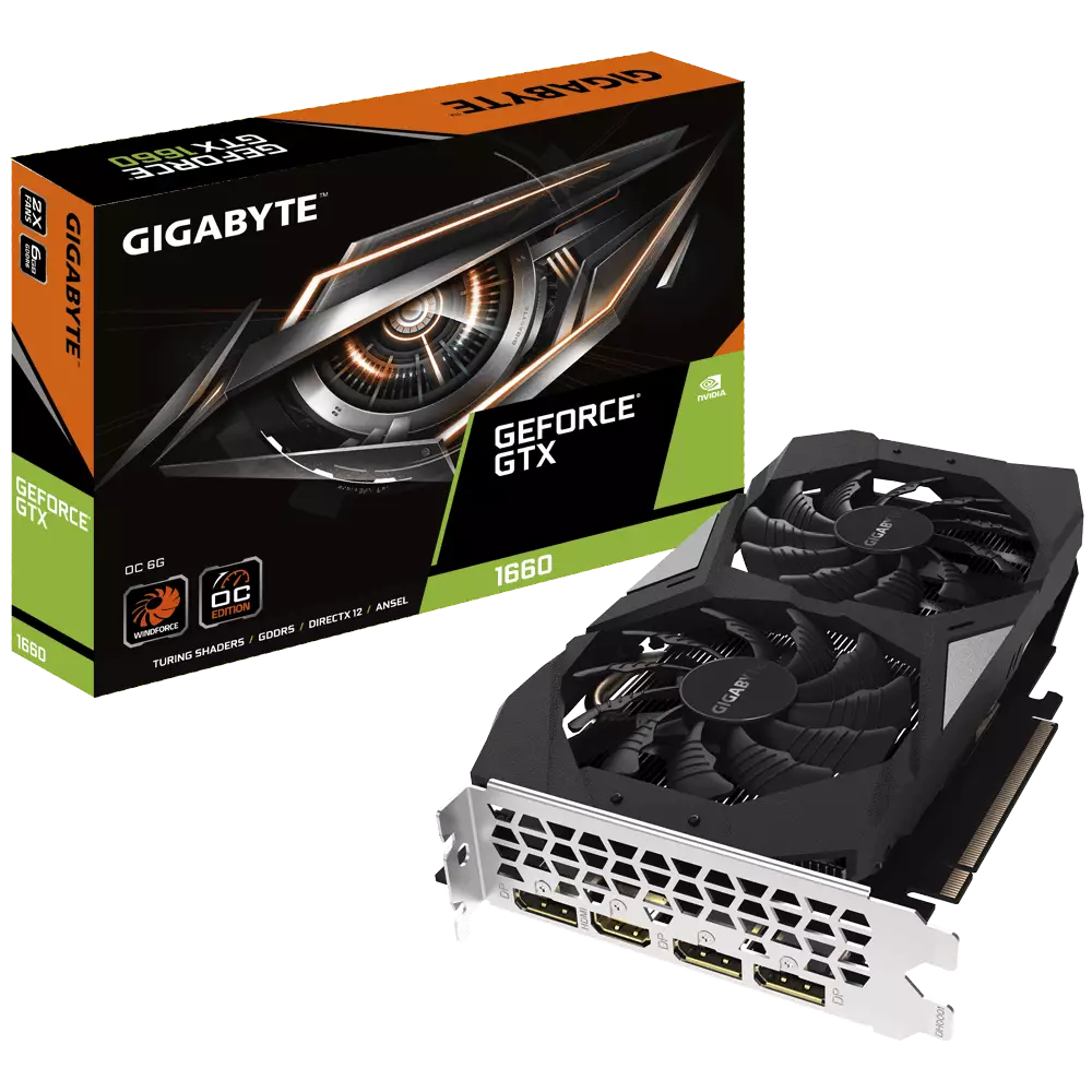 Gigabyte GeForce GTX 1660 OC 6G Graphics Card