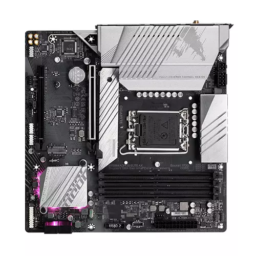 GIGABYTE B760M AORUS ELITE AX 13TH GEN Micro ATX MOTHERBOARD-gallery-1
