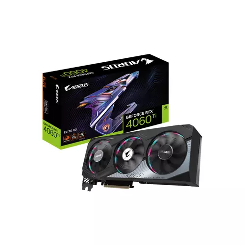 GIGABYTE GEFORCE RTX 4060 TI AORUS ELITE 8GB GRAPHICS CARD