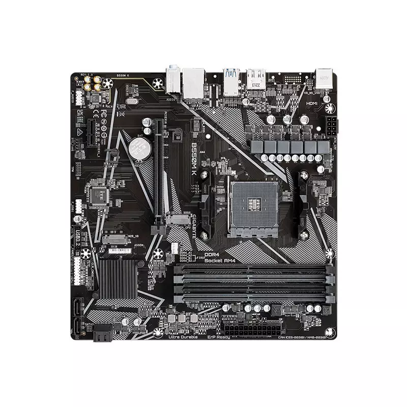GIGABYTE B550M K AMD AM4 ULTRA DURABLE MICRO ATX MOTHERBOARD-gallery-3