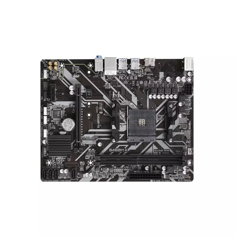 GIGABYTE B450M K AMD AM4 ULTRA DURABLE DDR4 MICRO ATX MOTHERBOARD-gallery-1