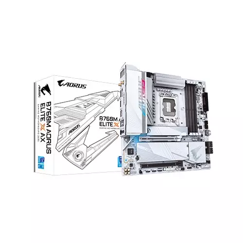 GIGABYTE B760M AORUS ELITE X AX 14th, 13th, And 12th Gen ATX Motherboard