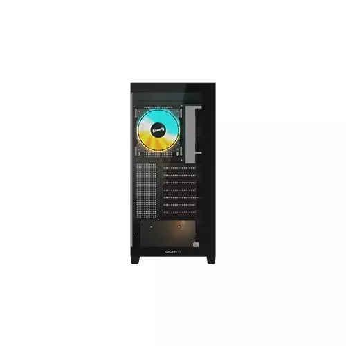 Gigabyte C500 Panoramic Stealth Mid Tower ATX Desktop Case (Black)-gallery-2