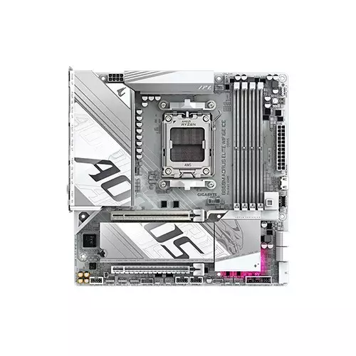 Gigabyte B850M Aorus Elite WF6E ICE Micro ATX AMD Motherboard-gallery-1