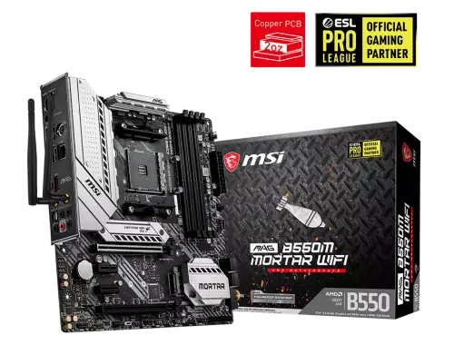 MSI MAG B550M MORTAR WiFi MOTHERBOARD