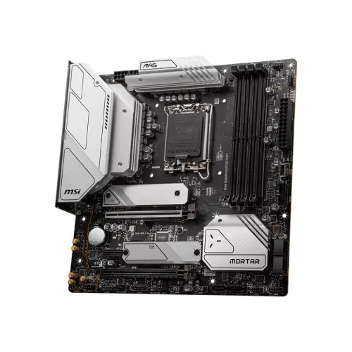 MSI MAG B660M MORTAR WiFi DDR5 12th Gen Micro-ATX Motherboard-gallery-2