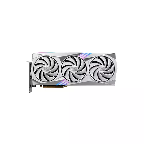 MSI GEFORCE RTX 4070 TI GAMING X TRIO WHITE 12GB GDDR6X GRAPHICS CARD-gallery-1