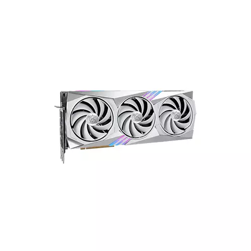 MSI GEFORCE RTX 4070 TI GAMING X TRIO WHITE 12GB GDDR6X GRAPHICS CARD-gallery-2
