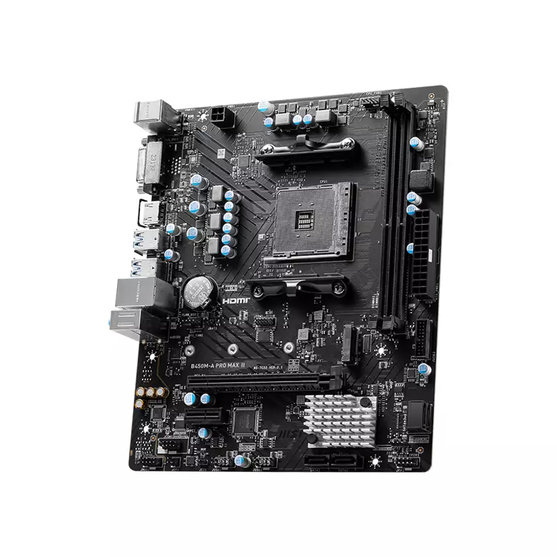 MSI B450M-A PRO MAX II AMD AM4 DDR4 ATX MOTHERBOARD-gallery-2