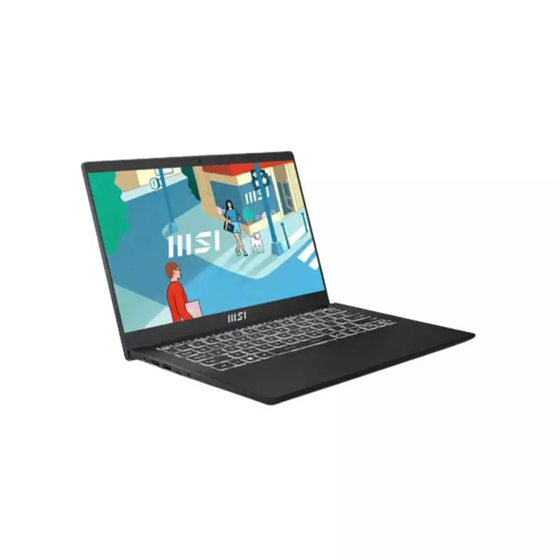MSI MODERN 14 C12MO CORE I3 12TH GEN 16GB RAM 512GB SSD 14 INCH FULL HD DISPLAY CLASSIC BLACK LAPTOP-gallery-1