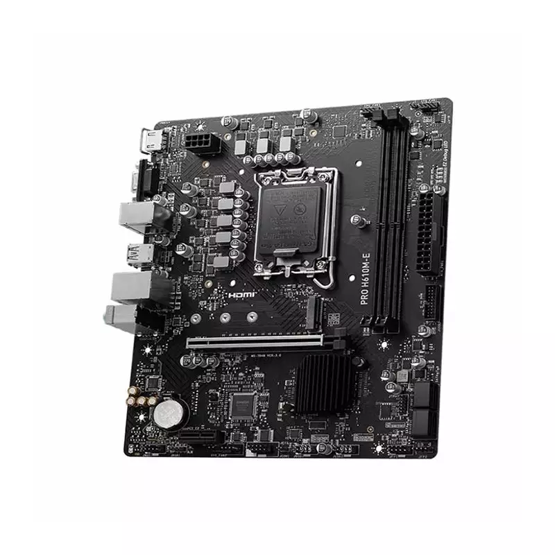 MSI PRO H610M-E DDR5 Intel 14th Gen Micro-ATX Motherboard-gallery-2