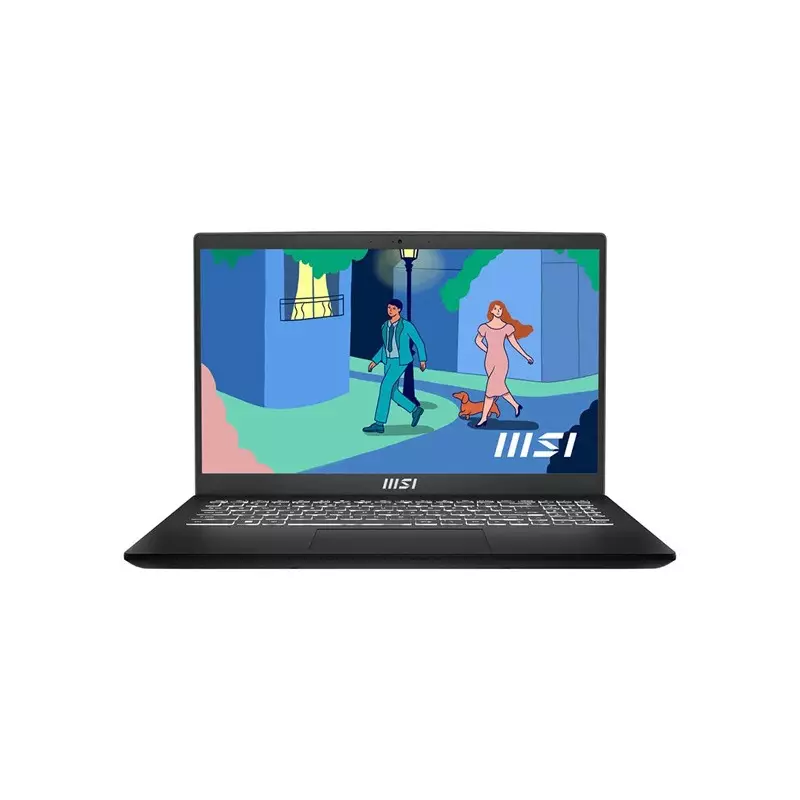 MSI Modern 15 B7M AMD Ryzen 7 7730U 8GB RAM 512GB SSD 15.6 Inch FHD IPS Display Classic Black Laptop (9S7-15HK12-270)