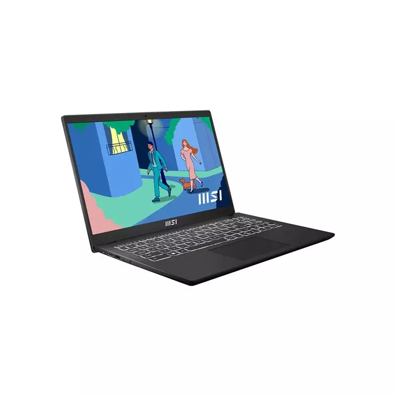 MSI Modern 15 B7M AMD Ryzen 7 7730U 8GB RAM 512GB SSD 15.6 Inch FHD IPS Display Classic Black Laptop (9S7-15HK12-270)-gallery-2