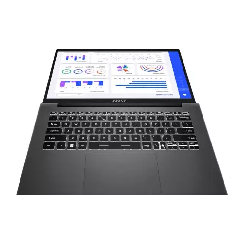Msi Modern 14 F13MG Core i3 13th Gen 8GB RAM 512GB SSD 14-inch FHD Platinum Gray Laptop-gallery-2