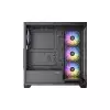 Antec CX300 ARGB Pre-installed 4 ARGB Fan Mid Tower ATX Gaming Case (Black)-gallery-1