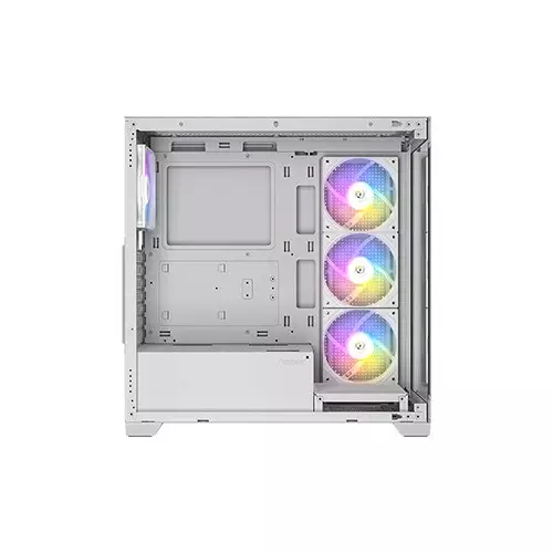 Antec CX300 ARGB Pre-installed 4 ARGB Fan Mid Tower ATX Gaming Case (White)-gallery-1