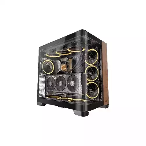 Antec C8 CURVE WOOD Elite Constellation Series Full Tower Gaming Case With 4 ARGB Fan