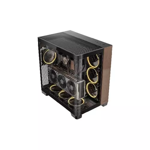 Antec C8 CURVE WOOD Elite Constellation Series Full Tower Gaming Case With 4 ARGB Fan-gallery-1