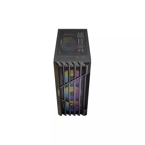 Antec AX63 Wood ARGB ATX Mid Tower Black Gaming Case-gallery-1
