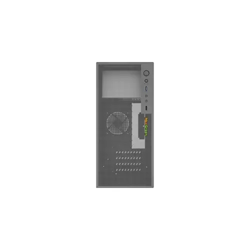 MaxGreen H2 M-ATX Mid-Tower Case With 200W Power Supply-1