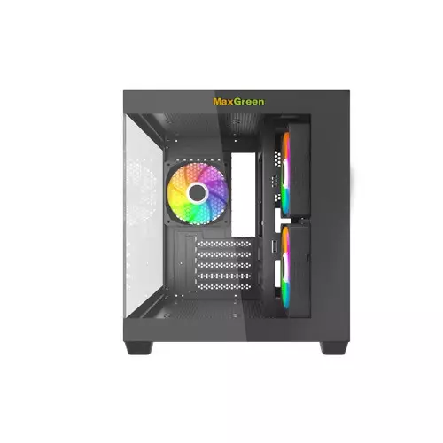 MaxGreen S275-22 Mid-Tower M-ATX Gaming Case-gallery-3