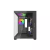 MaxGreen E275-S02 ARGB Mid-Tower M-ATX Black Gaming Case With 5x ARGB Fan-gallery-2