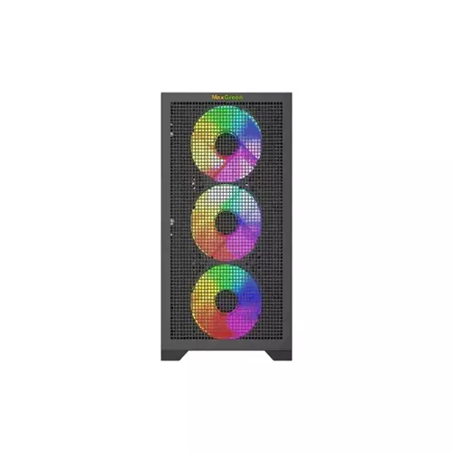 MaxGreen A9 Mid-Tower M-ATX Gaming Case-gallery-1