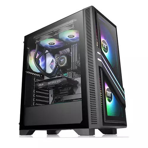 Thermaltake Versa T35 Tempered Glass RGB Mid Tower Computer Casing