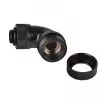 Thermaltake Pacific PETG Tube 90-Degree Dual Compression 16mm OD -Black-gallery-1