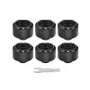 Thermaltake Pacific C-PRO G1/4 PETG Tube 16mm OD Compression – Black (6-Pack Fittings)-gallery-1