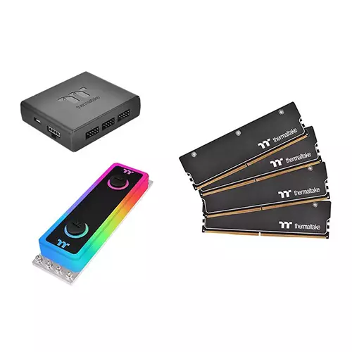 Thermaltake WaterRam RGB 32GB (4 x 8GB) DDR4 3600MHz Liquid Cooling Desktop RAM-gallery-3