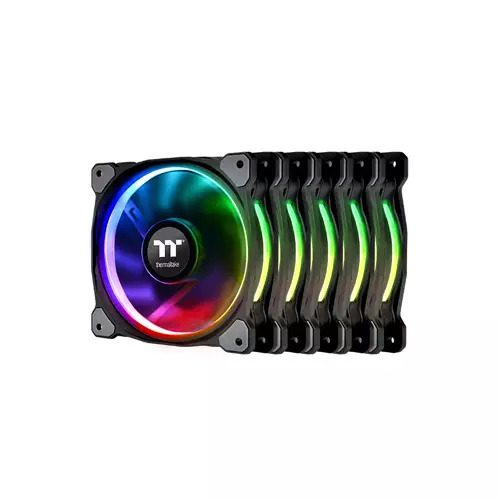 THERMALTAKE RIING PLUS 12 LED RGB RADIATOR FAN TT PREMIUM EDITION (5 FAN PACK)-gallery-1