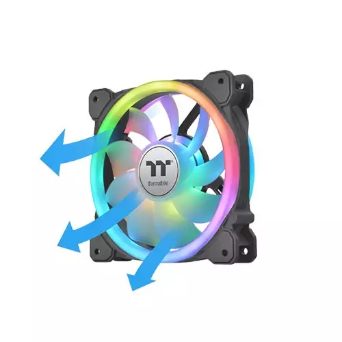 THERMALTAKE SWAFAN RGB 12 CASE FAN (3-FAN PACK)-gallery-1