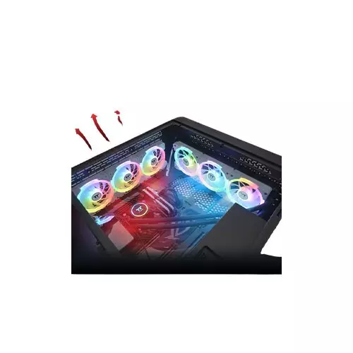 THERMALTAKE SWAFAN EX12 ARGB SYNC PC COOLING FAN WHITE (3-FAN PACK)-gallery-3