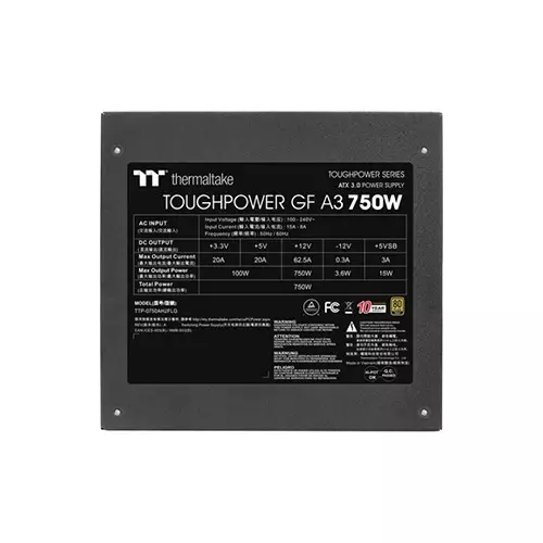 Thermaltake Toughpower GF A3 750W Fully Modular 80 Plus Gold Power Supply(PS-TPD-0750FNFAGK-H)-gallery-1