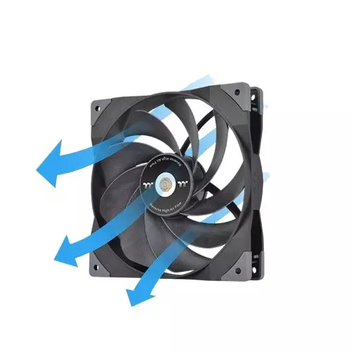 Thermaltake SWAFAN GT14 PC Single Fan Pack TT Premium Edition Black Cooling Fan-gallery-1