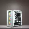 Corsair iCUE 4000X RGB Tempered Glass Mid-Tower ATX Case — White-gallery-6