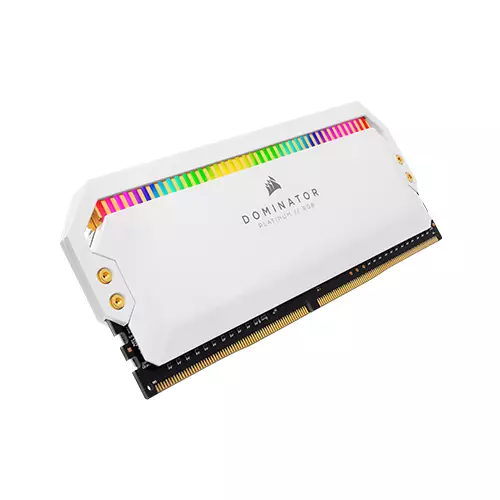 Corsair Dominator Platinum RGB 8GB 3200MHz DDR4 RAM (White)-gallery-1