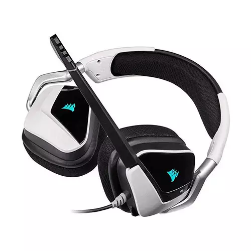 CORSAIR VOID RGB ELITE 7.1 Surround Sound USB Premium Gaming Headset (White)-gallery-1
