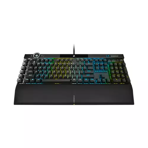 CORSAIR K100 RGB Optical-Mechanical OPX Switch Gaming Keyboard (Black)-gallery-1