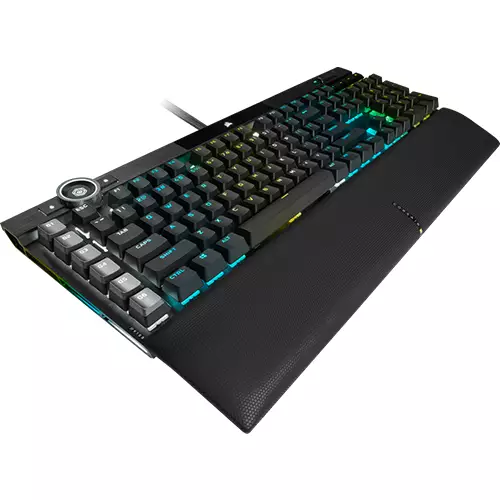 CORSAIR K100 RGB Optical-Mechanical OPX Switch Gaming Keyboard (Black)-gallery-2