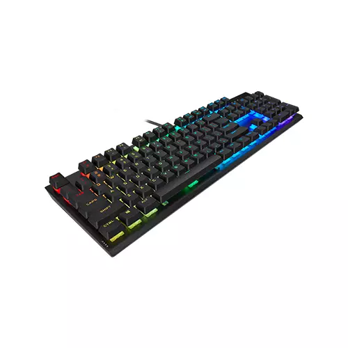 CORSAIR K60 RGB PRO CHERRY VIOLA Mechanical Gaming Keyboard (Black)-gallery-2