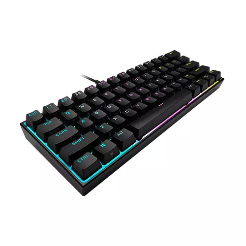 Corsair K65 RGB MINI 60% CHERRY MX SPEED Mechanical Gaming Keyboard (Black)-gallery-2